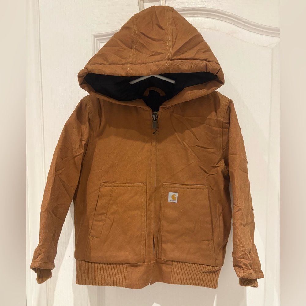 Carhartt Canvas Hooded Insulated Active Jac Jacket, Unisex